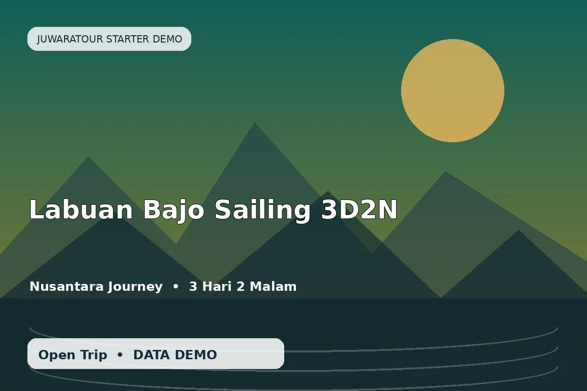 Labuan Bajo Sailing 3D2N